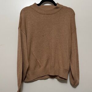H&M Women's Crewneck Sweater in Camel Brown